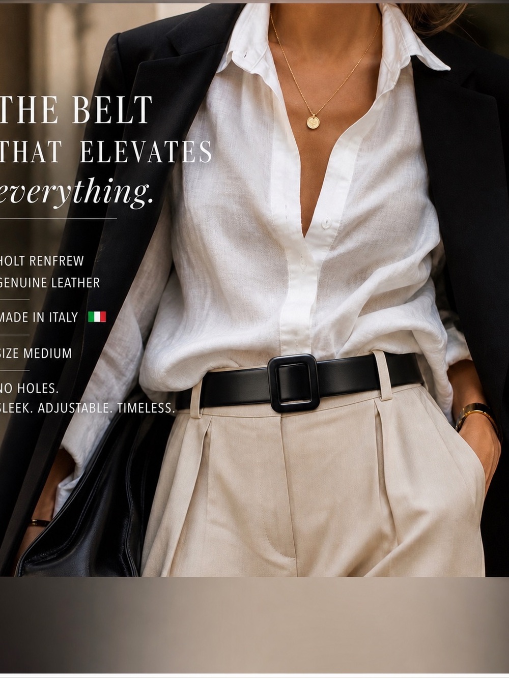 Holt Renfrew Leather Belt